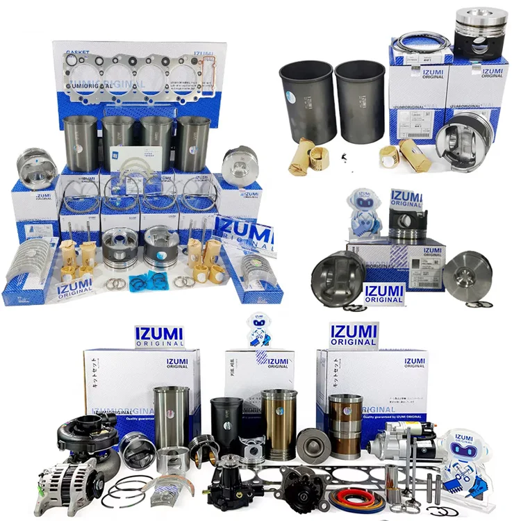 IZUMI ORIGINAL 4HL1 Overhaul Rebuild Kit Diesel Engine Parts For ISUZU