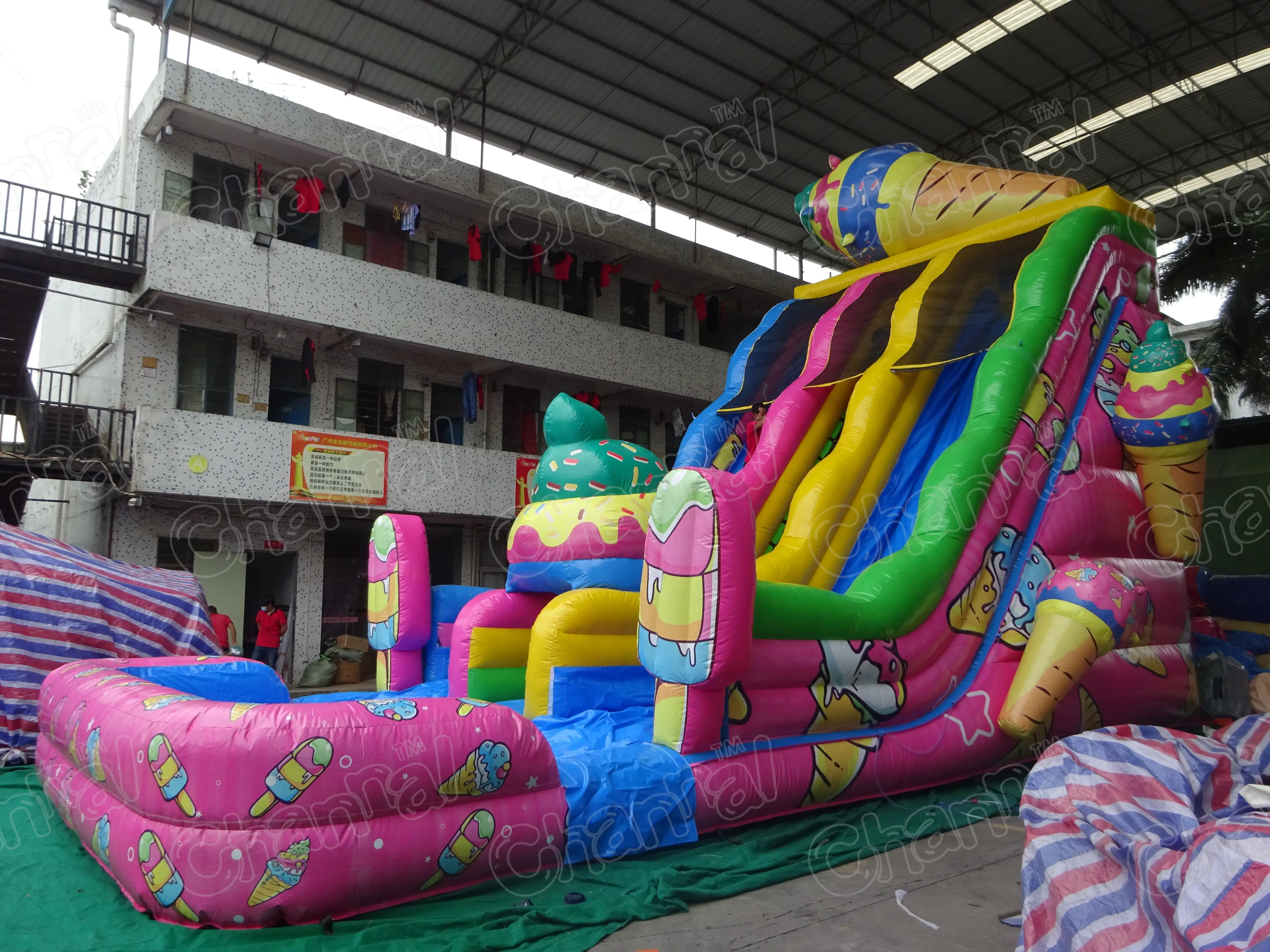 Giant Swimming Pool Games Amusement Water Park Candy Bounce House for ...