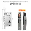 Grey color / 6068 mortise no hooks