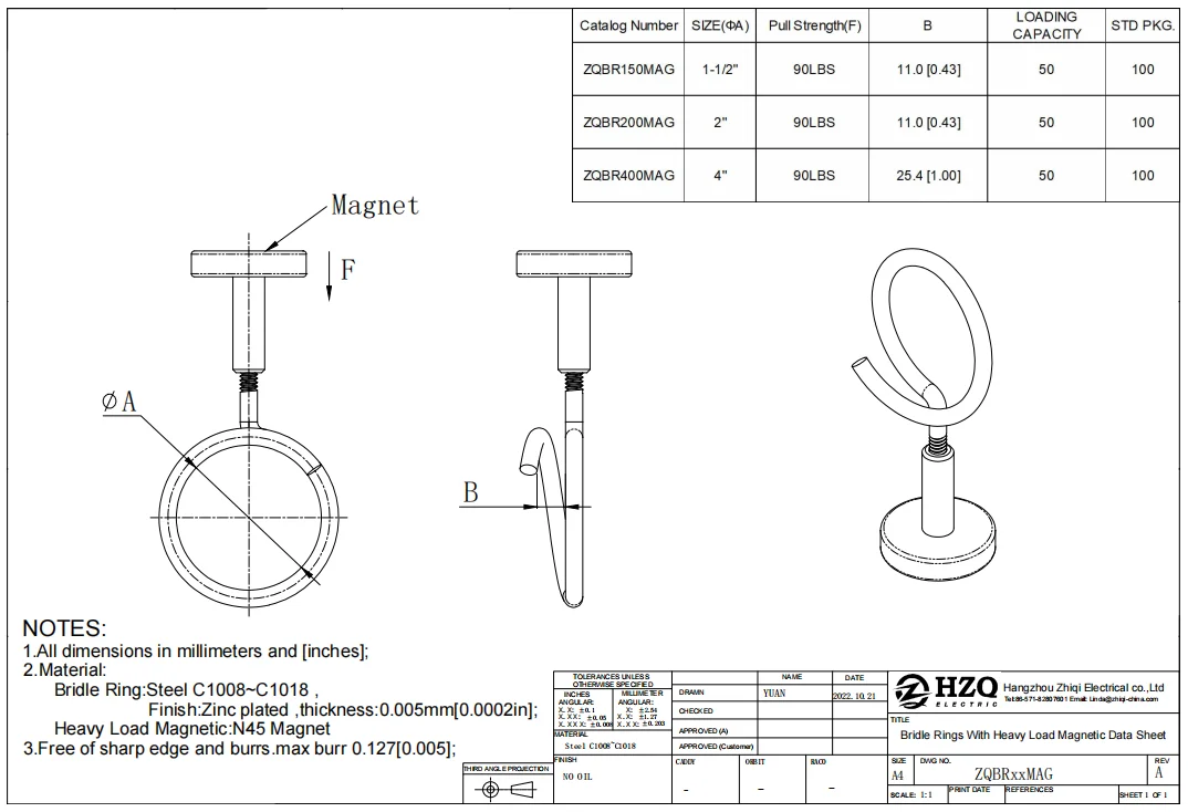 Cata Cable Bridle Ring Low Voltage Support 50lbs Buy