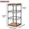 Burnt-colored jewelry rack