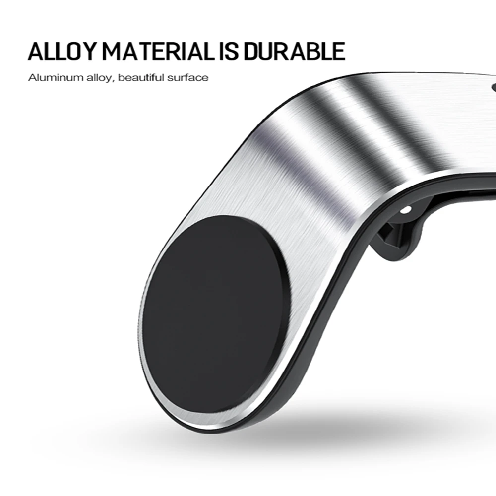 Автомобильный держатель для телефона металлический магнитный автомобильный держатель для телефона для авто крепление на вентиляционное отверстие магнитный автомобильный кронштейн для поддержки мобильного телефона