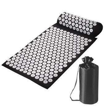 Yoga Acupressure Mat Neck Back Foot Massager Pain Stress Relief Massage Cushion Pad