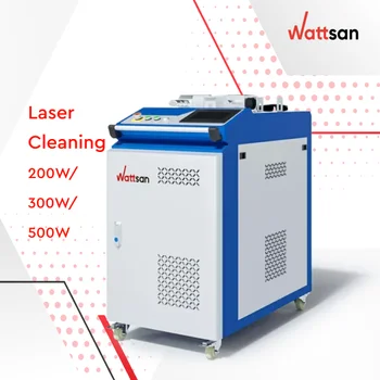 Wattsan manual laser cleaning machine 200w 500w  water cooled 300w laser cleaning machine