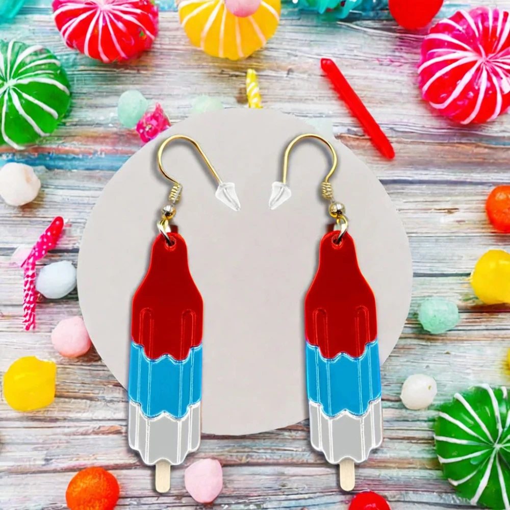 YCXER2479 Unisex Drop Earrings Latest Design Acrylic Popsicle for Wedding Party Engagement or Gift Cute Style manufacture