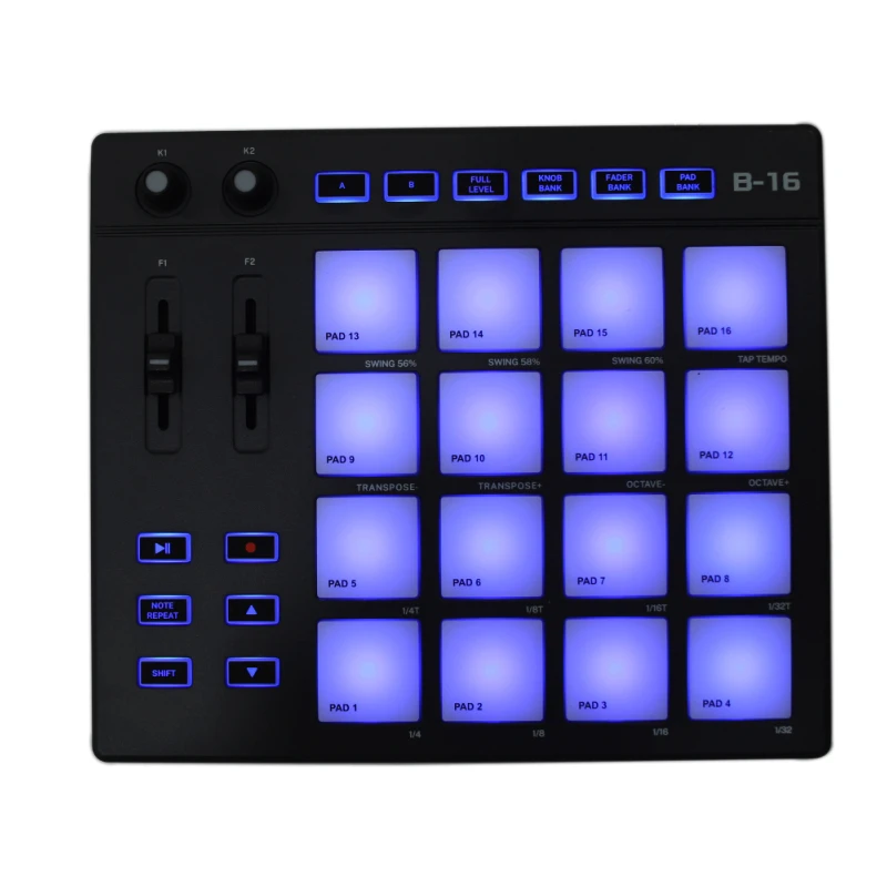 Midi Pad Beat Maker With 16 Key Usb Midi Pad Keyboards Controller - Buy ...