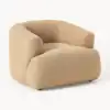 Tela bouclé beige