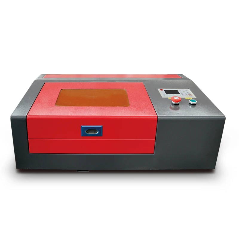 Small Desktop Cheap Rubber Stamp Making Machine/stamp Maker Laser Ingraver Cutter 40/50w 3020/4040 Ruida Offline/M2 Controller