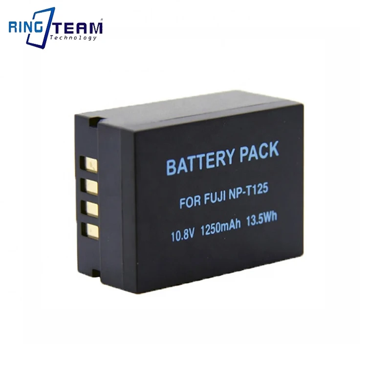 1250mAh NP-T125 NP T125 Rechargeable Li-ion Battery For Fujifilm GFX50R GFX50S NPT125 Camera Battery Pack factory