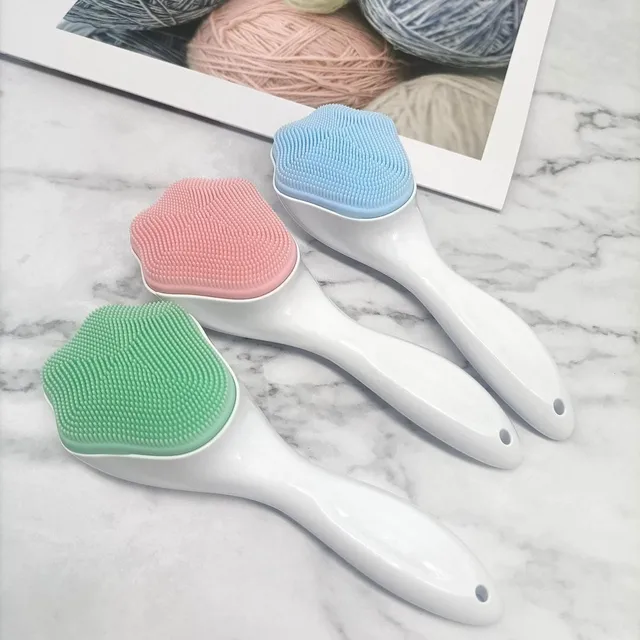 soft silicone cat paw cleaning brush facial nose headblack remove tools with handle Scrubber Exfoliating Brush