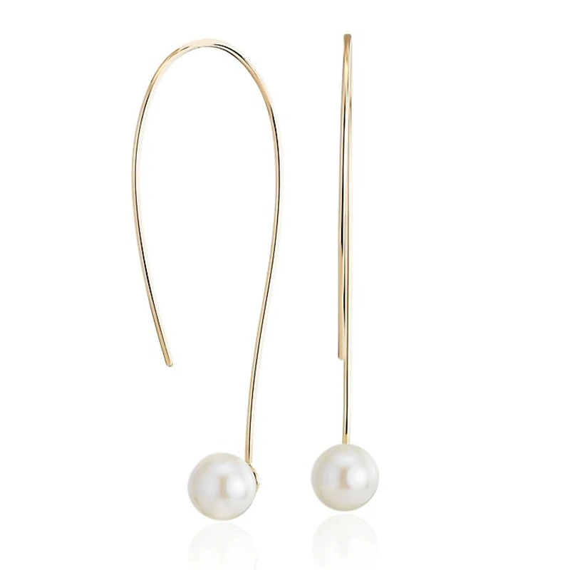 Milskye Luxury 925 Silver Gold Filled Hypoallergenic Fish Hook Pearl ...