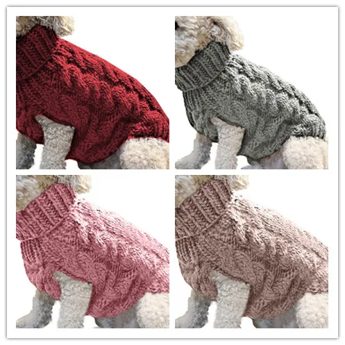 Pet Dog Knitting Sweater Puppy Cat 