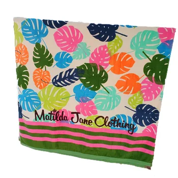 Matilda Jane Clothing reactive printed cotton velour beach towels