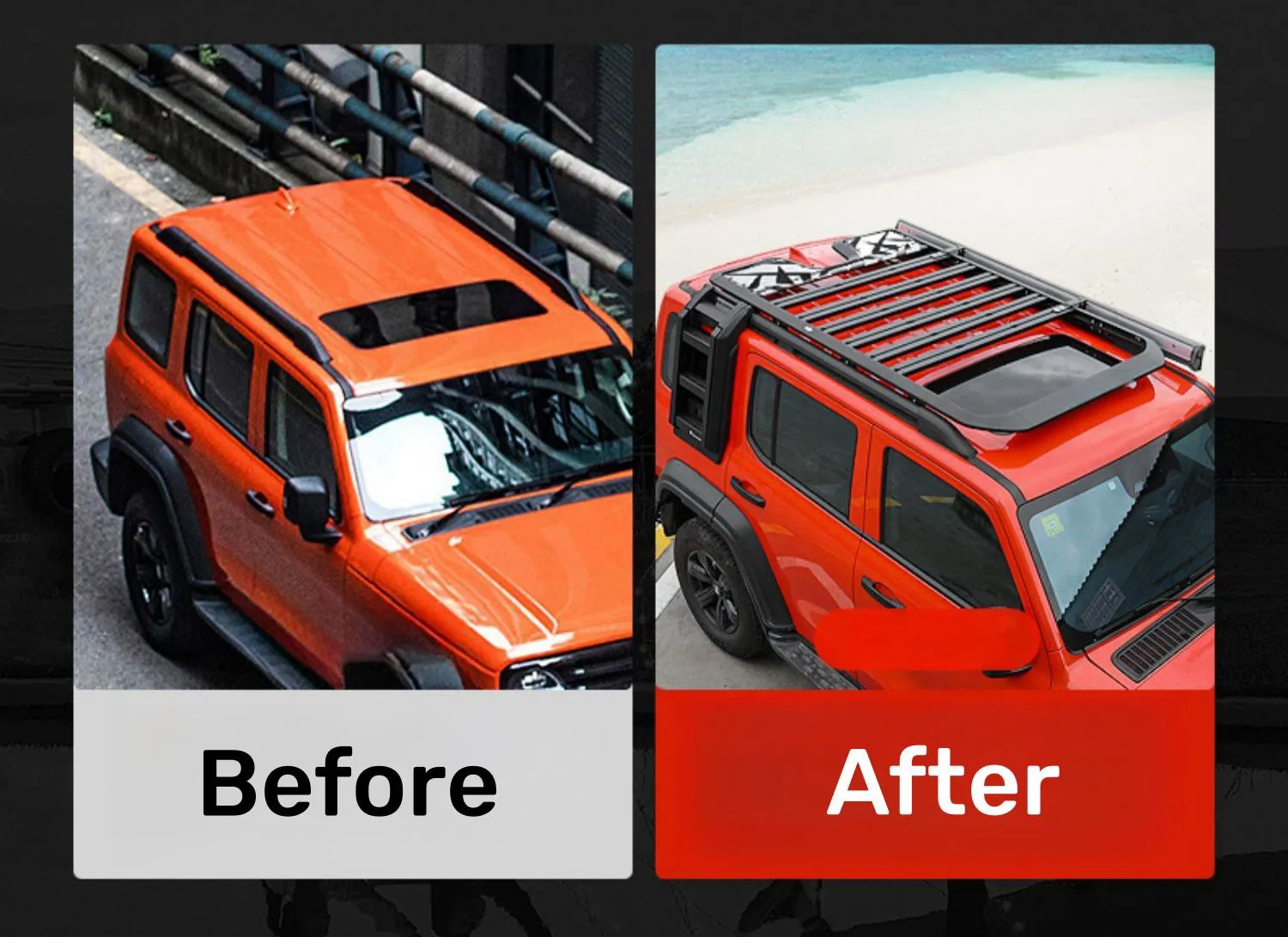 Tank 300 Body Kit - Durable Roof Rack for off Road Luggage