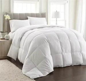 Wholesale Hotel Bedding White Strip 100% Cotton Hotel Quilt Duvet Bed Cover Set for Bedding