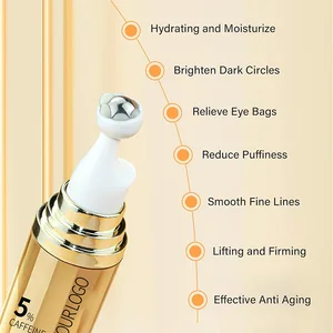 Vitamin E C Collagen Caffeine Eye Essence Serum Anti-Aging Anti-Wrinkle Lightening Moisturizer Nourishing Anti-Puffiness