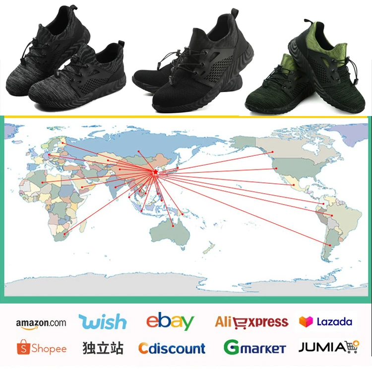 Summer Autumn Functional Safety Sneakers Soles Steel Toe Work Trainers  Zapatos De Seguridad Chaussure De Securite Boots