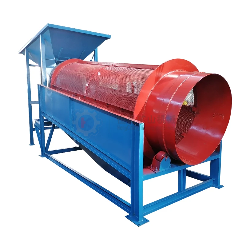 Coal Ash Screening Sieving Machine Gold Trommel Sieve GT1015 GT1020 GT1225 Rotary Drum Trommel Screen for Compost Sand Gravel