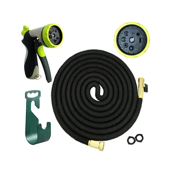 Retractable Flexible Outdoors Hdpering Garden Hose Expandable Kink Free Expand Water Hose Rubber 3 Times Length Over 3 Bar