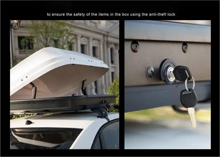 Car Roof Top Cargo Luggage Box Roof Rack Storage Carrier Box Waterproof