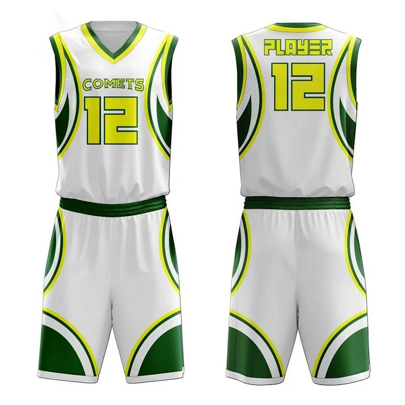 High Quality New Design Green and White Color Basketball Uniform Custom  Polo Shirt - China Set and Suit price