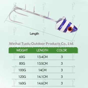 Hot-Selling New Product Luminous Double Hooks Tenya Cutlassfish Hook Deep-Sea Long-Cast Boat Lure Fishing Hook – Hooks – view 3