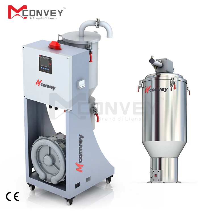 Pvc Granules Vacuum Hopper Loader Automatic Feeding Machine Plastic Pellet Conveyor Systems