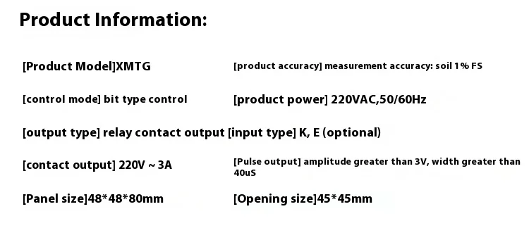 Specifications