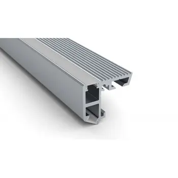 Prolink Metal Black LED Channel System Aluminum Extrusion Profile for Strip Tape Light Track Segments