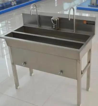 Heavy duty stainless steel 304 commercial wall mounted hand basin for slaughterhouses