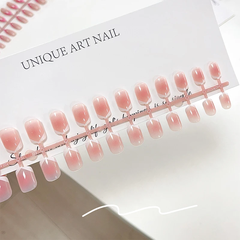 120PCS Pure Nude Colours French  Nails  False Nails Press on Nail Supplier