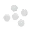 Glass spacer beads - white