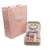 Beaded Bracelet Gift Set - Red Jewelry Box