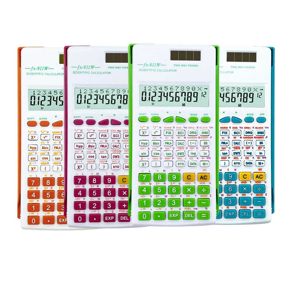 CTIFREE FX-911W 과학 계산기 229가지 기능 학교 학생용 달력 표시 버튼 배터리 CE 인증| Alibaba.com