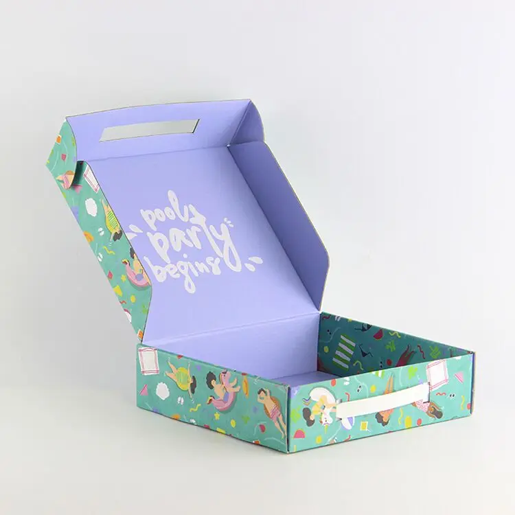 Kraft Corrugated Cardboard Box Mailer Packaging Custom Printed Recyclable Shipping Subscription Individual Carton Paper Boxes