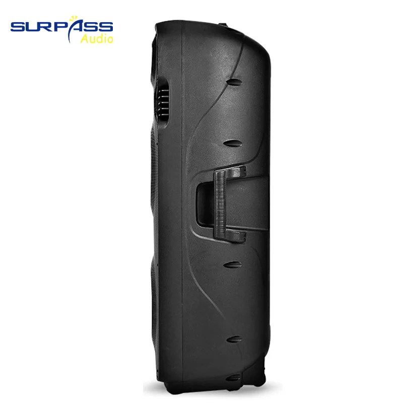 TB215 High Power 450W Double 15 Inch Bass Portable for Bluetooth Wireless Outdoor Trolley Speaker Handheld Microphone Blue Tooth