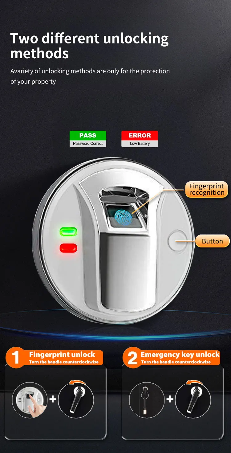 CEQSAFE American New Style Fireproof Storage Boxes Metal Biometric Gun Safe Cabinet for Sale details
