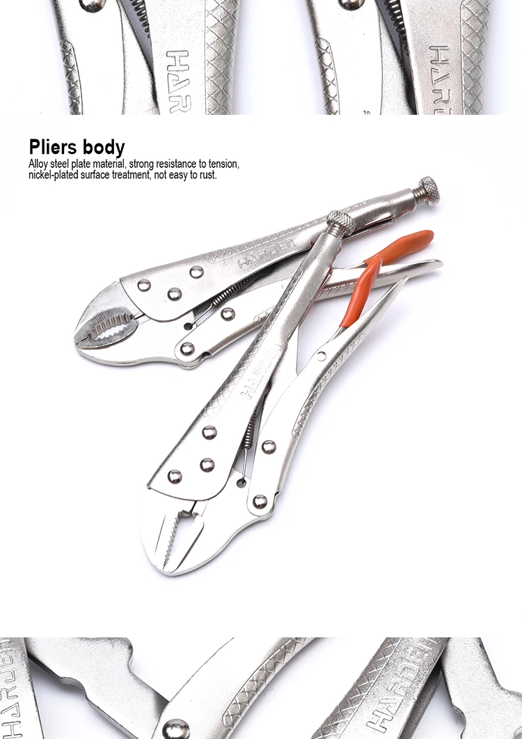 Harden 10" Oval Jaw Lockgrip Pliers Multi Hand Tool Round Mouth Pliers Manual Fixed Plier Buy