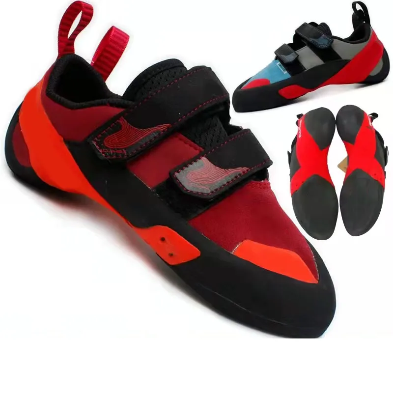 Free Sample Non Slip Rock Climbing Shoes Professional Breathable