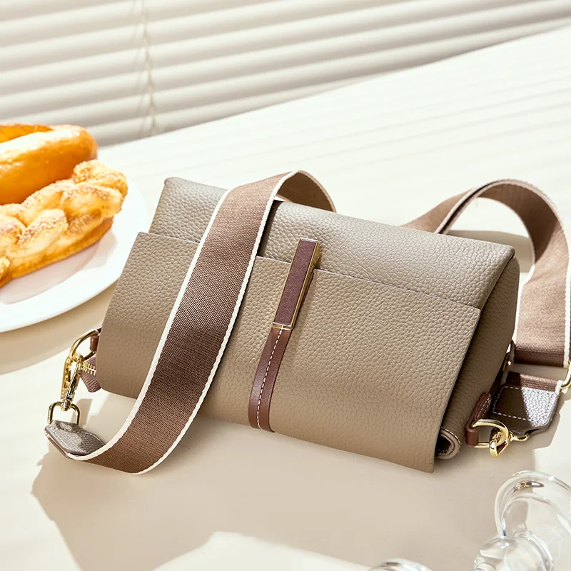 High Quality Fashion Design Customize Pebble Pattern Lady Leather Crossbody Shoulder Bag Custom Leather Bag for Women’s Bag
