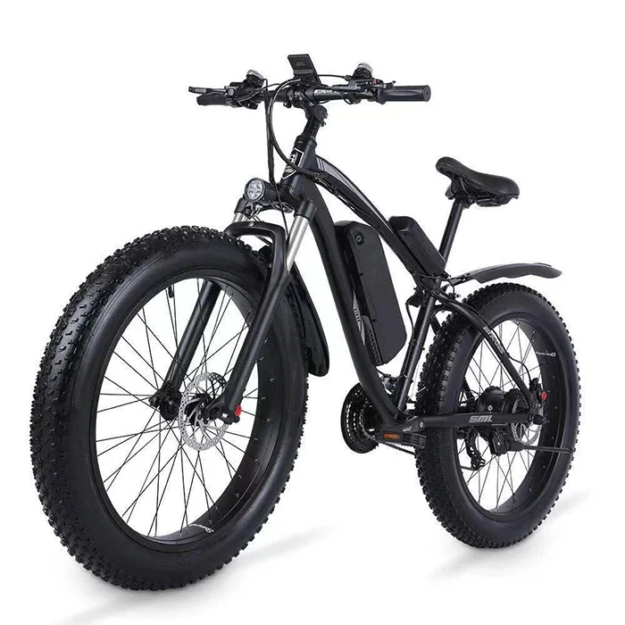 1000w Mens Mountain Bike Snow Bike Electric Bicycle Ebike 48v 15ah ...