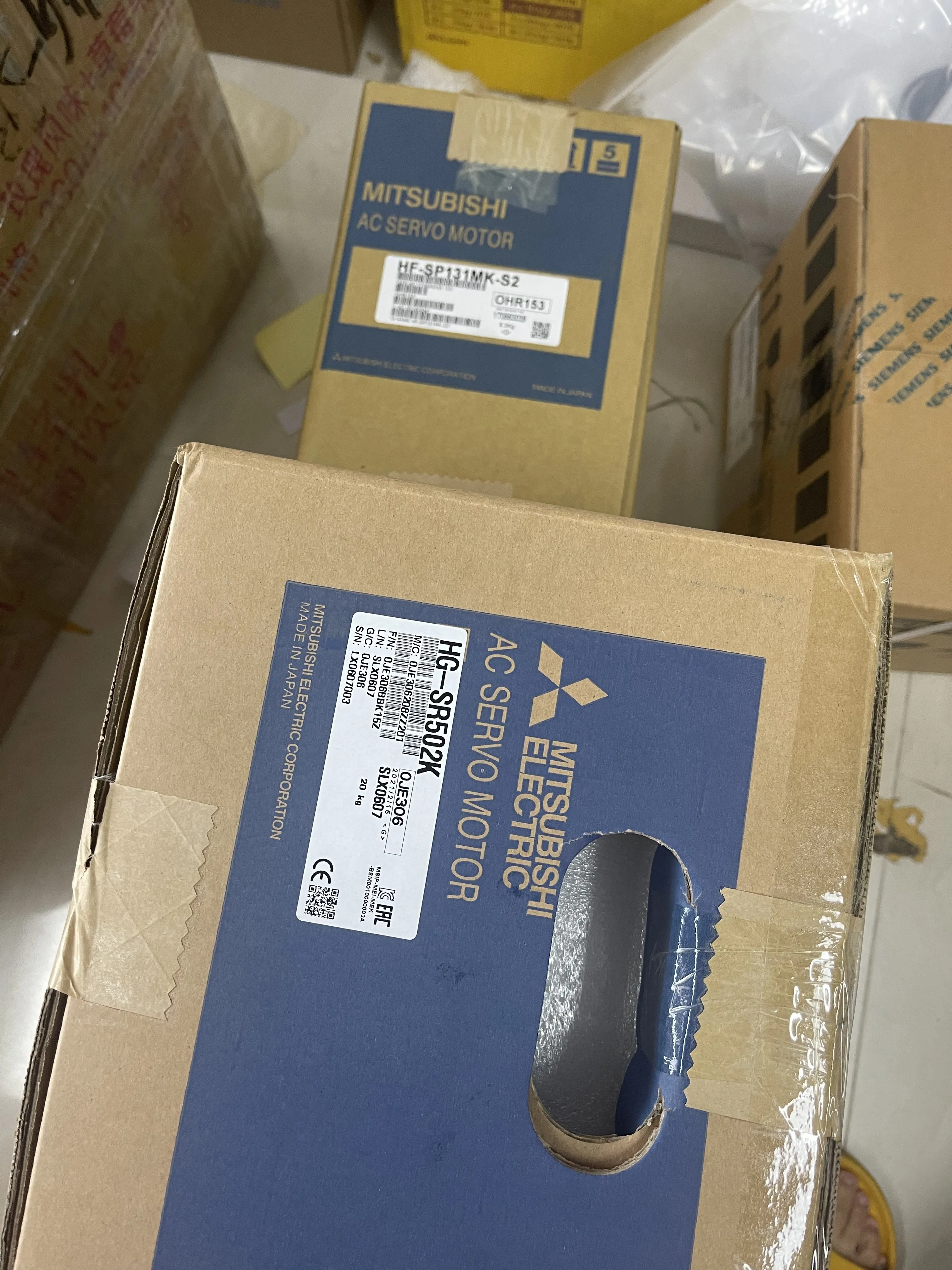 Mitsubishi AC Servo Motor HG-SR502K