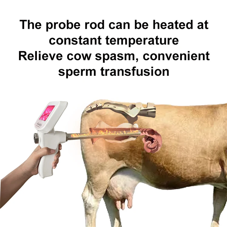 Portable Bovine Cow Visual Endoscope Other Artificial Veterinary Insemination Instrument for Livestock