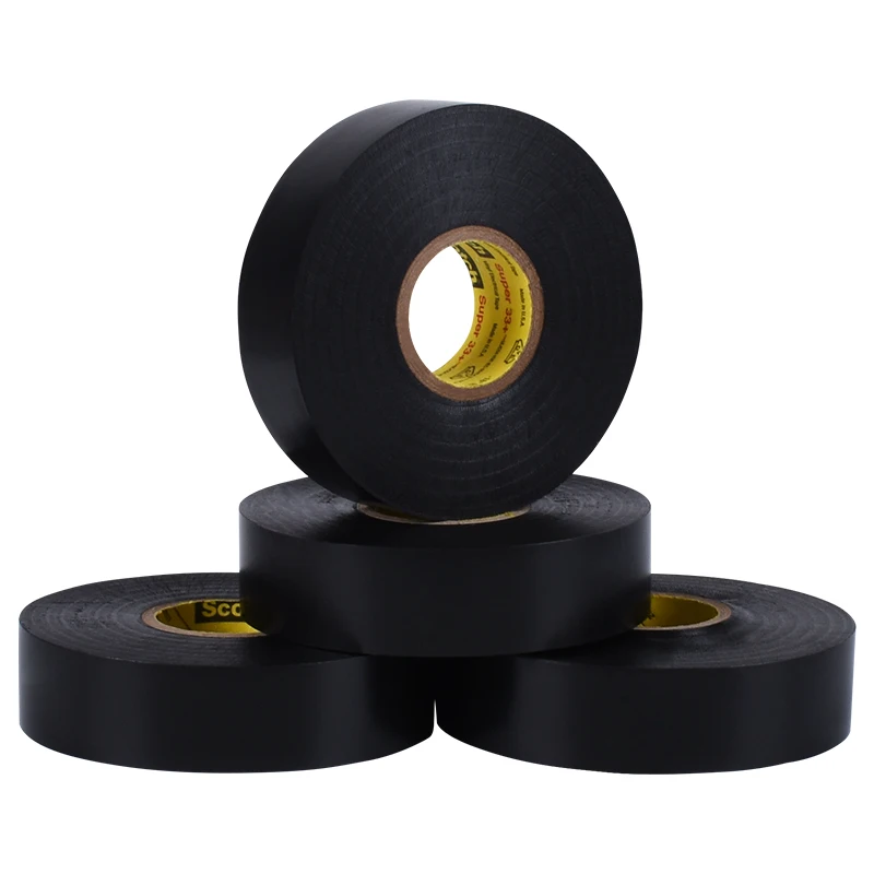 3m Super 33+ 3m Electrical Tape Black Pvc Electrical Insulation Tape