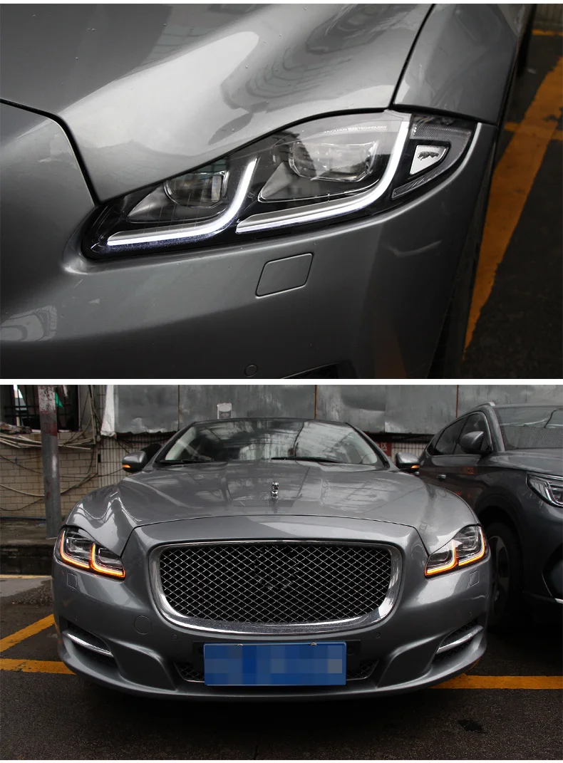 Muhuang Led Head Light For Jaguarxj 20102021 Led Headlamp For Jaguar