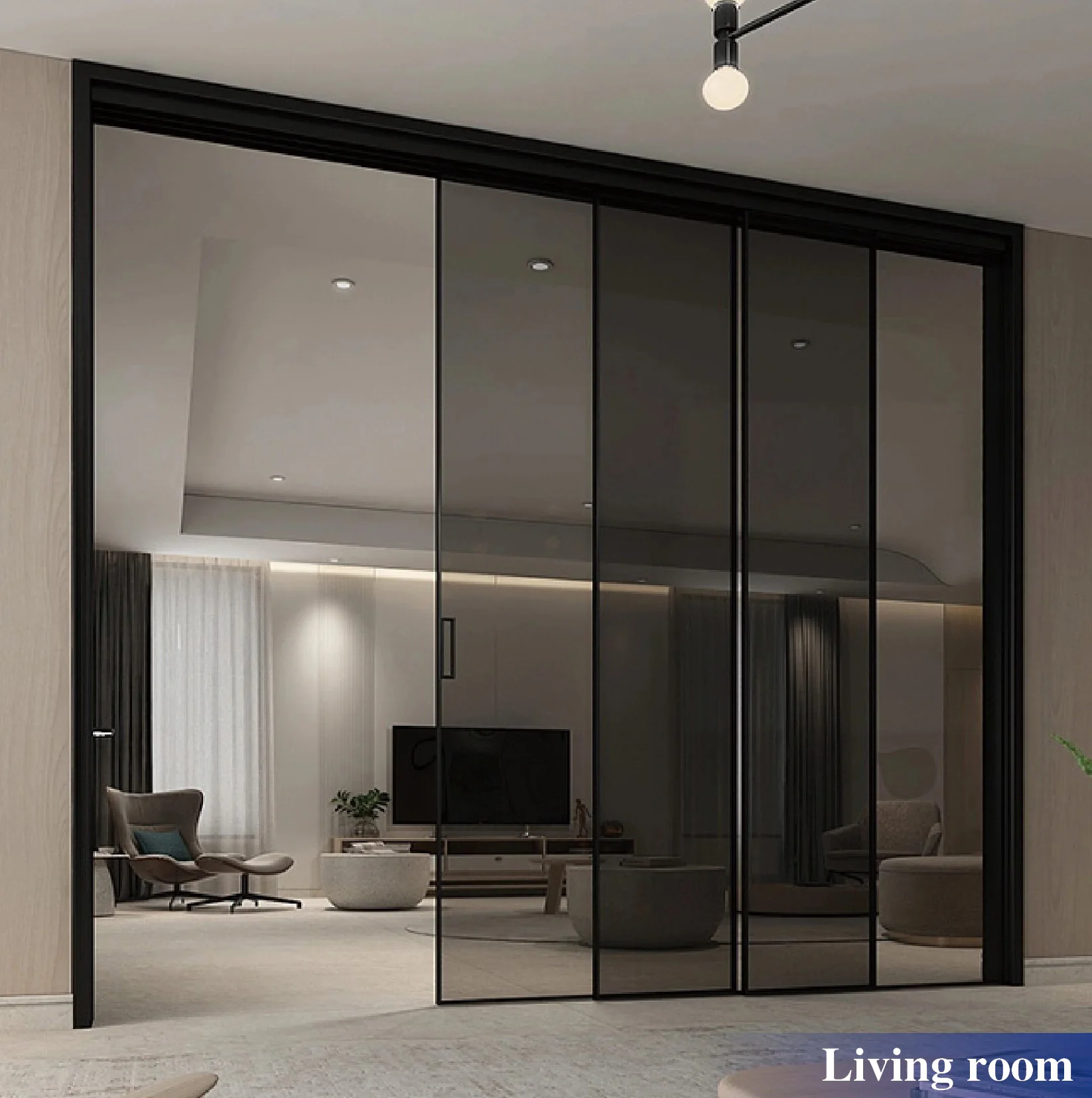 Soundproof Hanging Sliding Partision Sliding Doors Soundproof Internal
