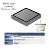 Gun gray, four-sided invisible, 40 plastic flap