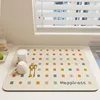 No-wash drain mat - colorful