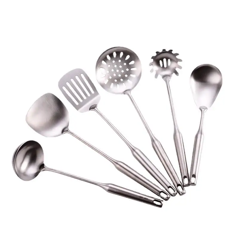 201 304 Stainless Steel Kitchen Restaurant Utensils Kitchen 6pc