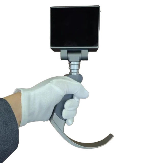 Reusable Video Laryngoscope for Children and Adult Surgical Intubation with Medical Endoscope Camera